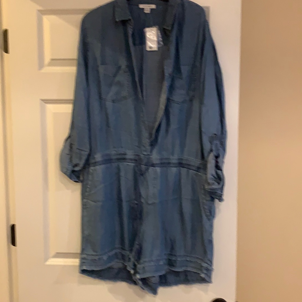 Brand New Pure Navy Shorts Jumpsuit